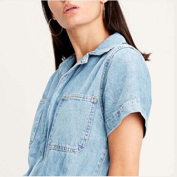 Levi’s Wide Leg Denim Jumpsuit - Picture 6 of 12